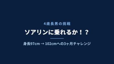 4歳長男、ソアリンに乗れるか！？身長97cmから102cmへの3ヶ月チャレンジ